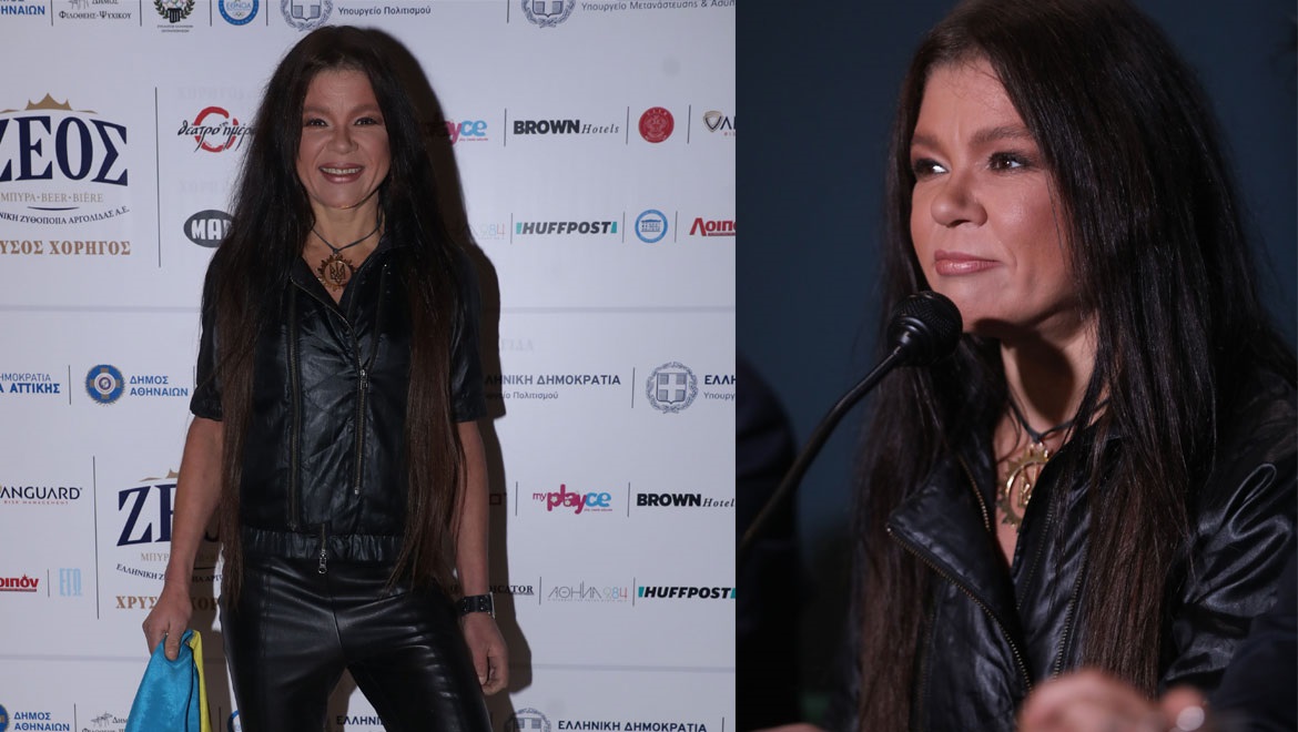 Ruslana: Οι πρώτες φωτογραφίες από την άφιξή της στην Ελλάδα